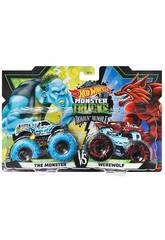 Hot Wheels Véhicules Monster Trucks Pack 2 Roarin' Rumble Mattel HCL67
