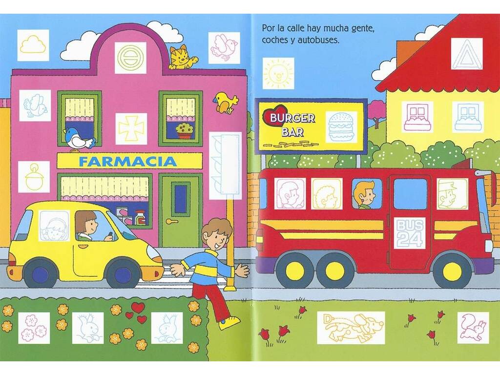 Livre 96 Autocollants dans la ville