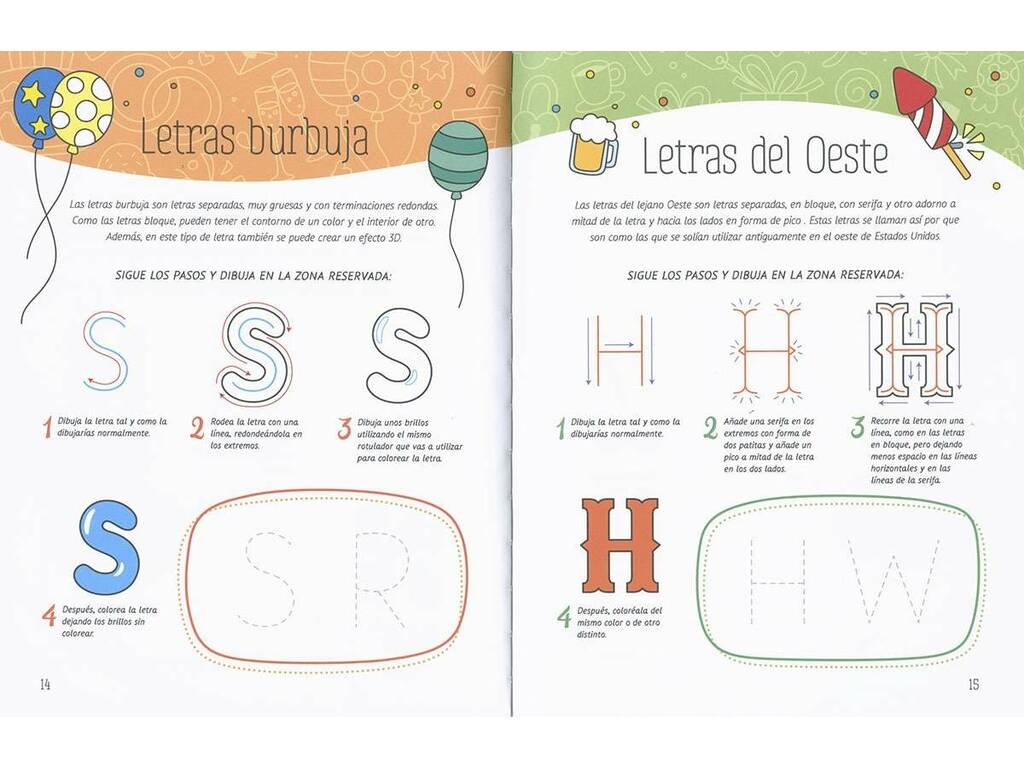 Lettering Para Niños Creatividad Mindfulness de Susaeta S3528999