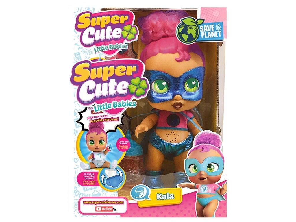 Super Cute Little Babies Kala Glitzy Cool Doll Famosa UPU02300
