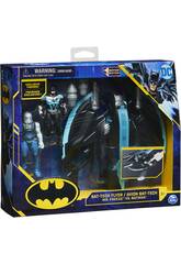 Batman Vehículo Batwings con Dos Figuras Batman y Mr. Freezee Spin Master 6063041
