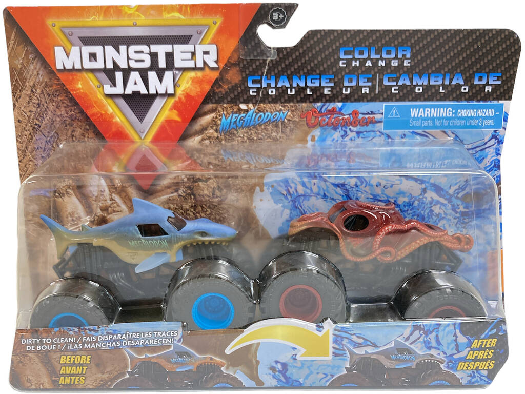 Véhicule miniature Monster Jam 1:64 Pack 2 Spin Master 6044943
