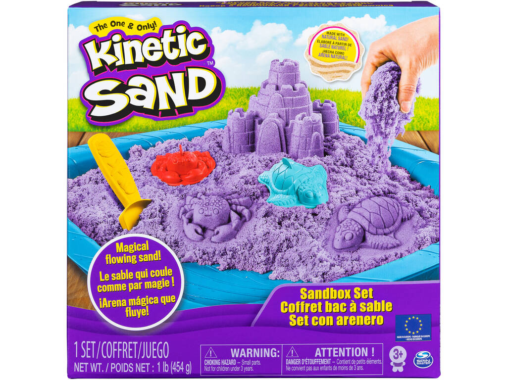 Kinetic Sand Sandbox Set Sortido Spin Master 6024397