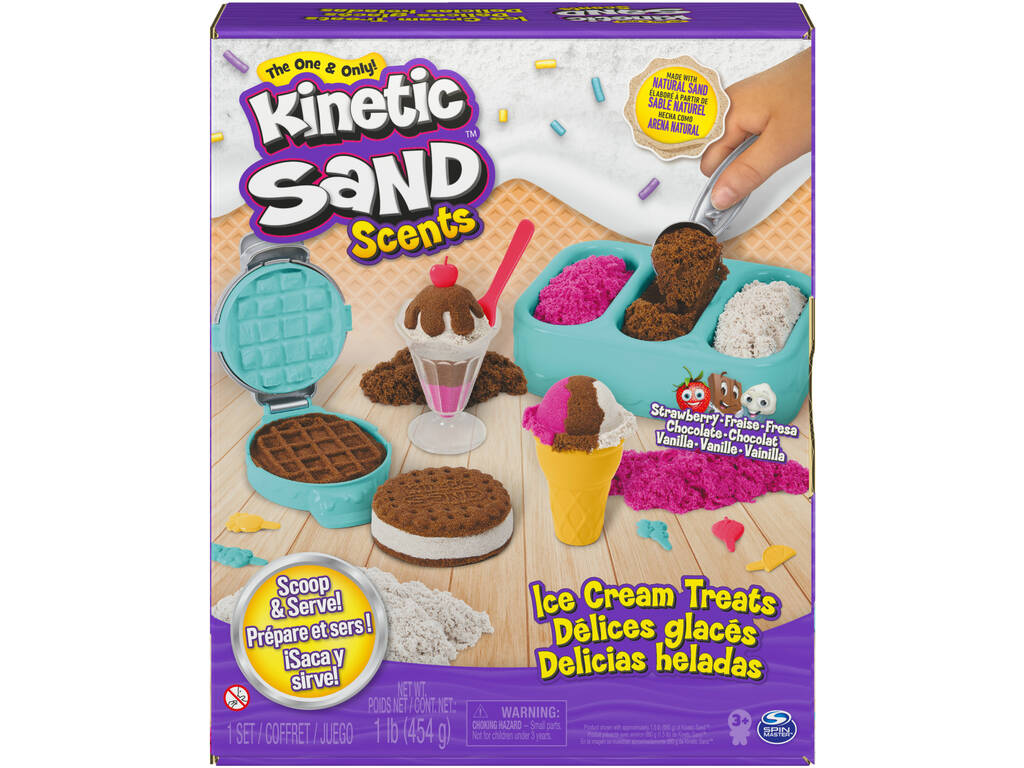 Kinetic Sand Delicias Geladas Spin Master 6059742
