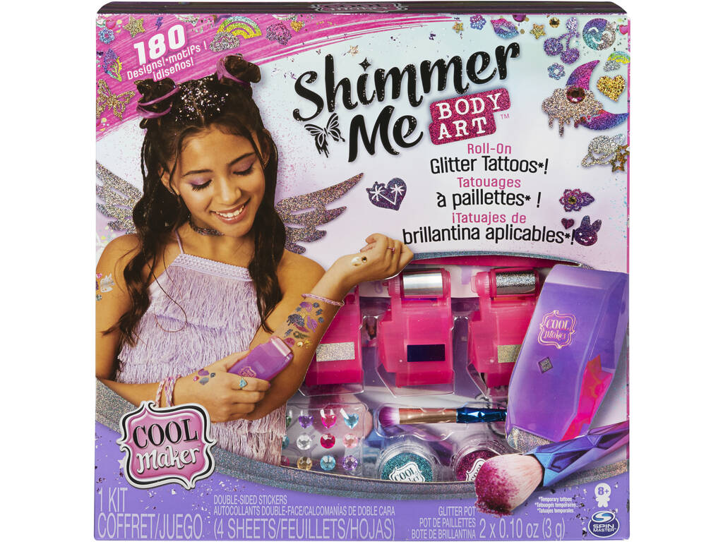  Cool Maker Shimmer Me Body Art Spin Master 6061176