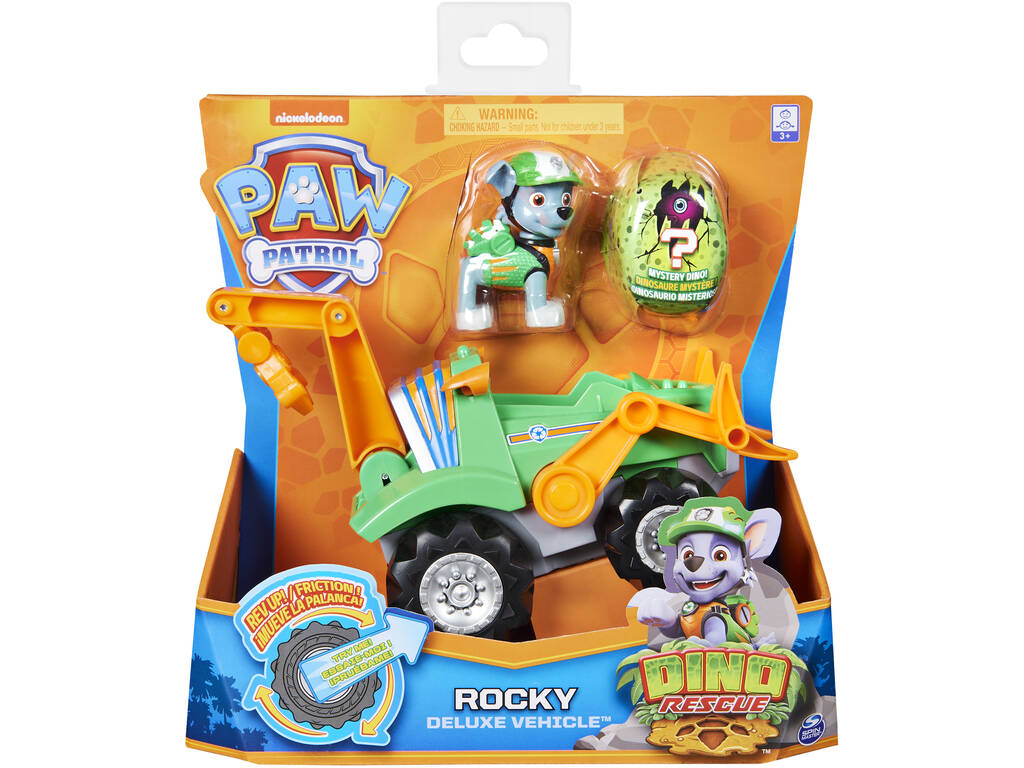 Canine Patrol Dino Rescue Vehicle Rocky Spin Master 6059525