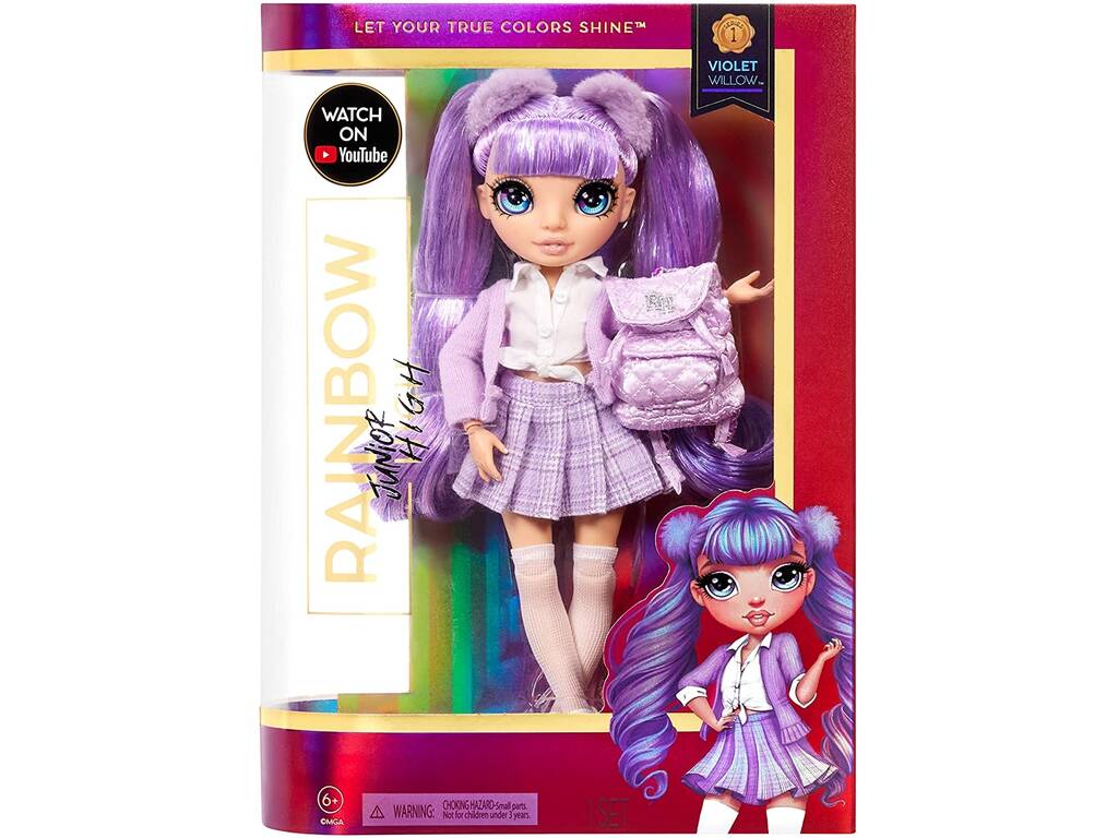 Rainbow Junior High Puppe Violet Willow MGA 580027