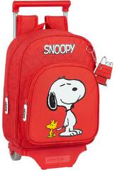 Rucksack mit Trolley Snoopy Safta 612139020