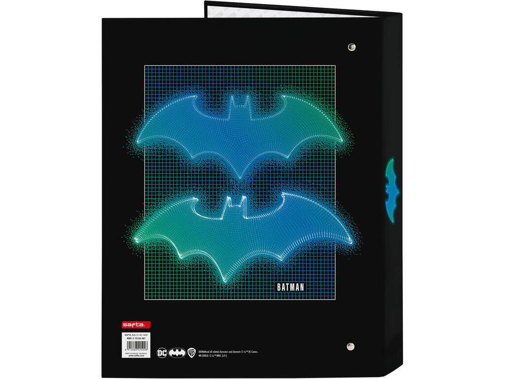 Carpeta Folio 4 Anillas Mixtas Batman Bat-Tech Safta 512104067
