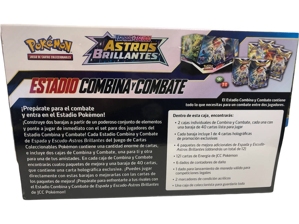Pokémon TCG Stadio Combina e Combatti Spada e Scudo Stelle Splendenti Bandai PC50338