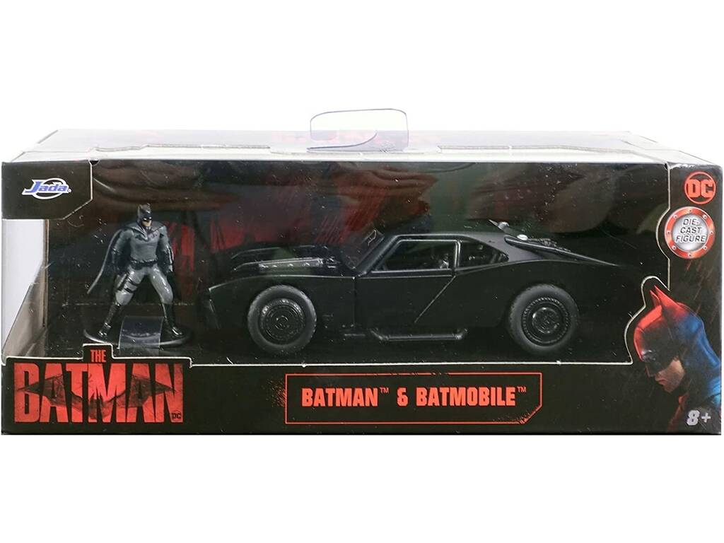 The Batman Batmóvil de Metal 1:32 con Figura Simba 253213008