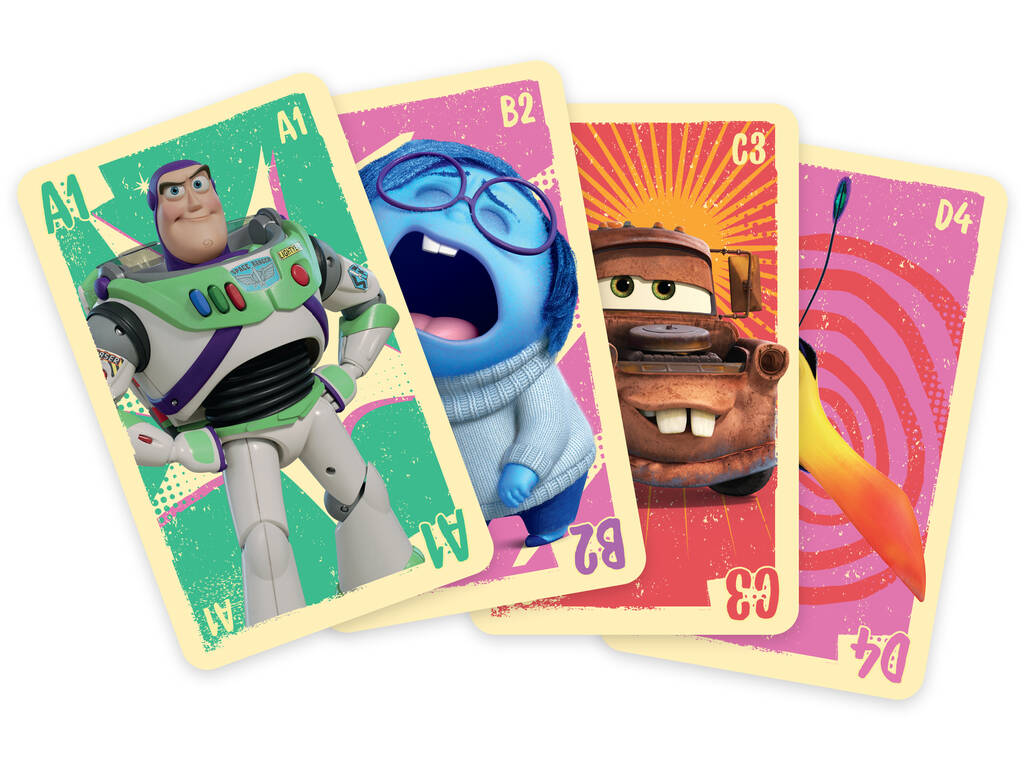 Pixar Baralho Infantil Shuffle 4 em 1 Fournier 10027508