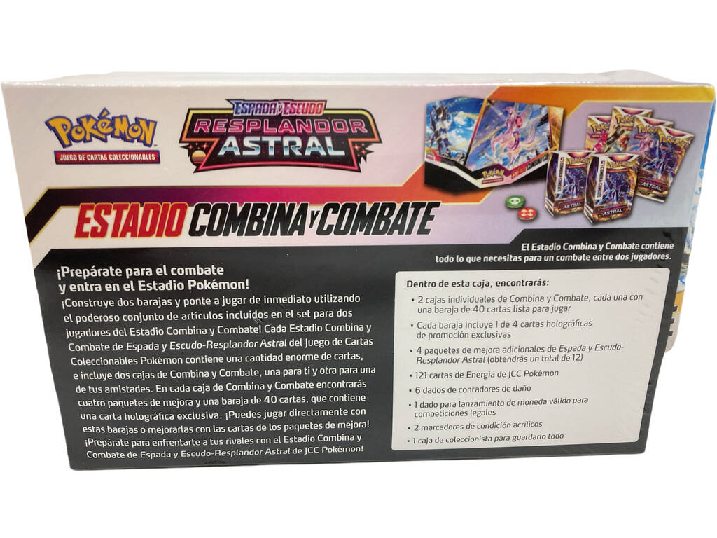 Pokémon TCG Estadio Combina y Combate Espada y Escudo Resplandor Astral Bandai PC50339