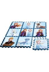 Puzzle Frozen Tapis Eva 9 pièces avec sac pour enfants Euroswan WD21980 WD21980