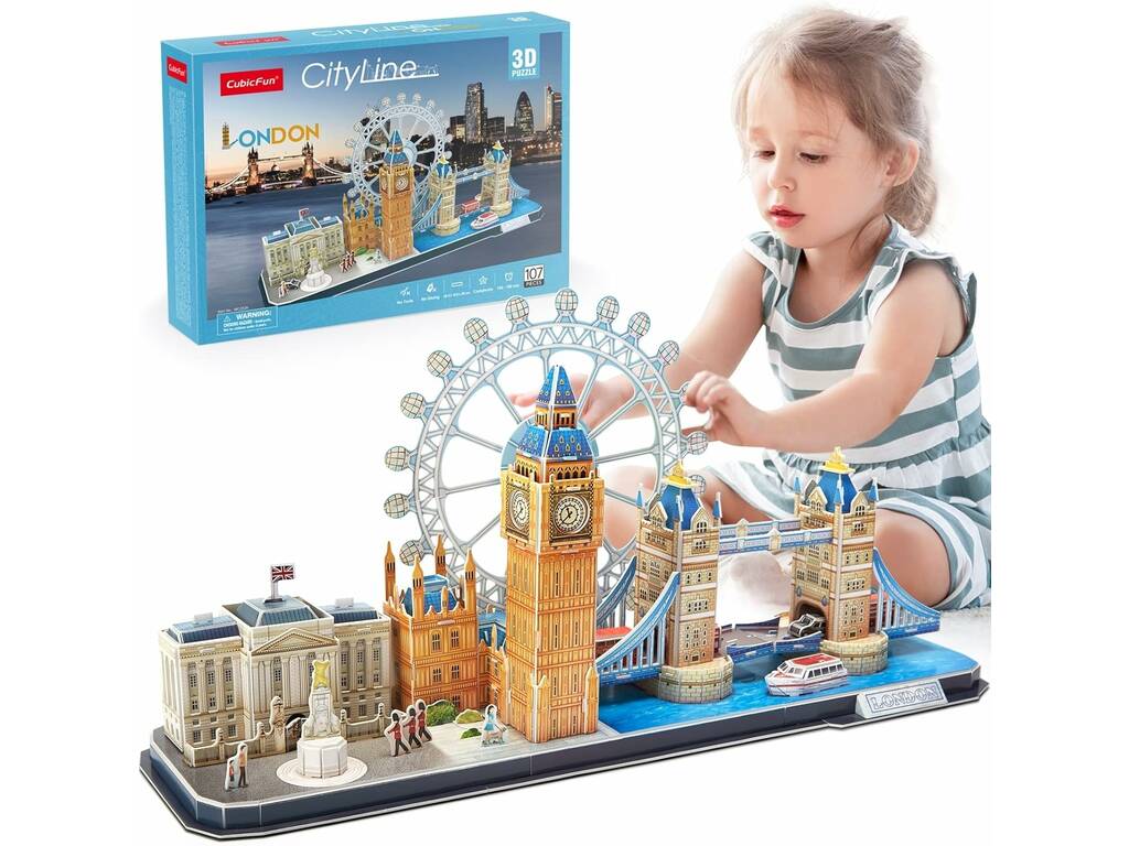 Puzzle 3D City Line Londres