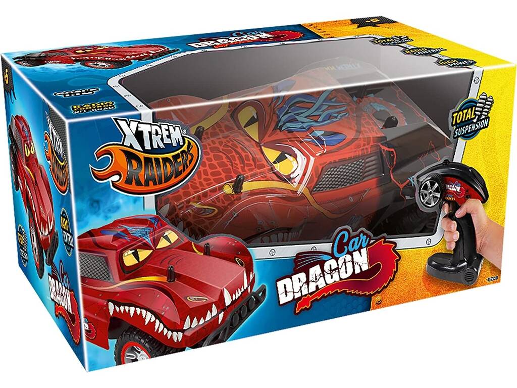 Auto radiocomandata Xtrem Raiders Car Dragon World Brands XT1803079