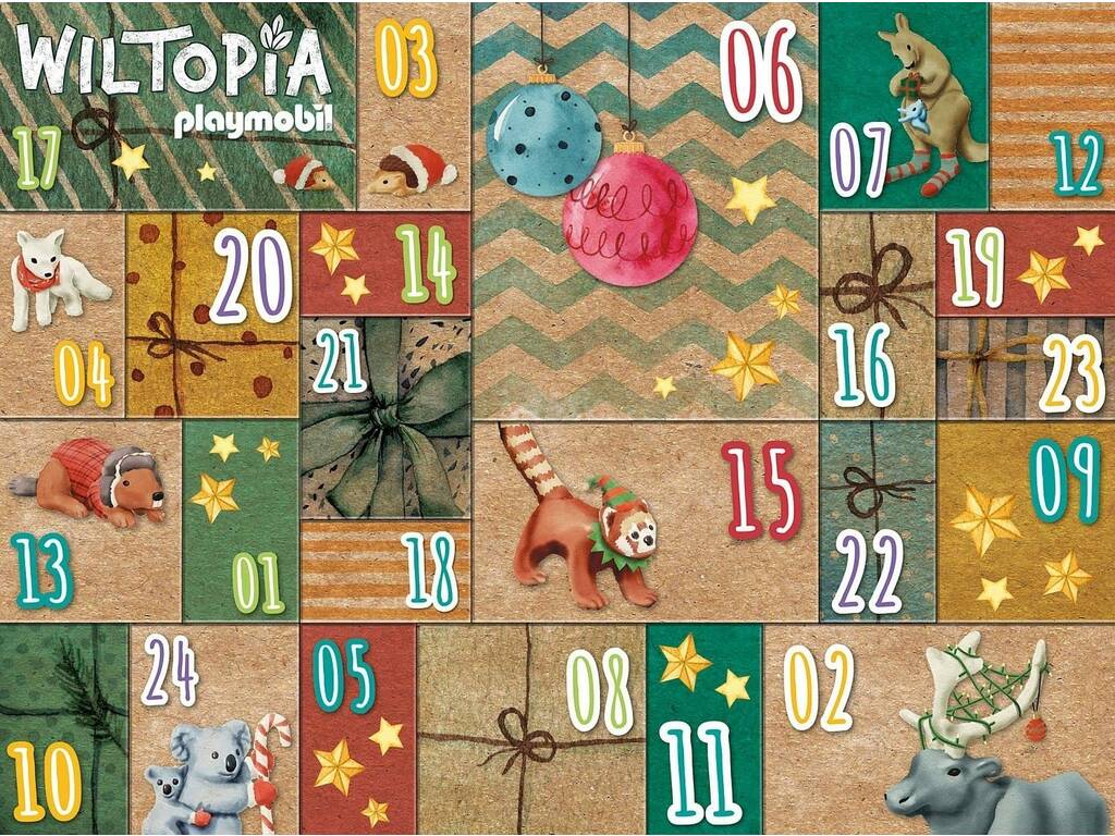 Playmobil Wiltopia Calendário de Adviento Viagem de Animais Ao redor do Mundo 71006