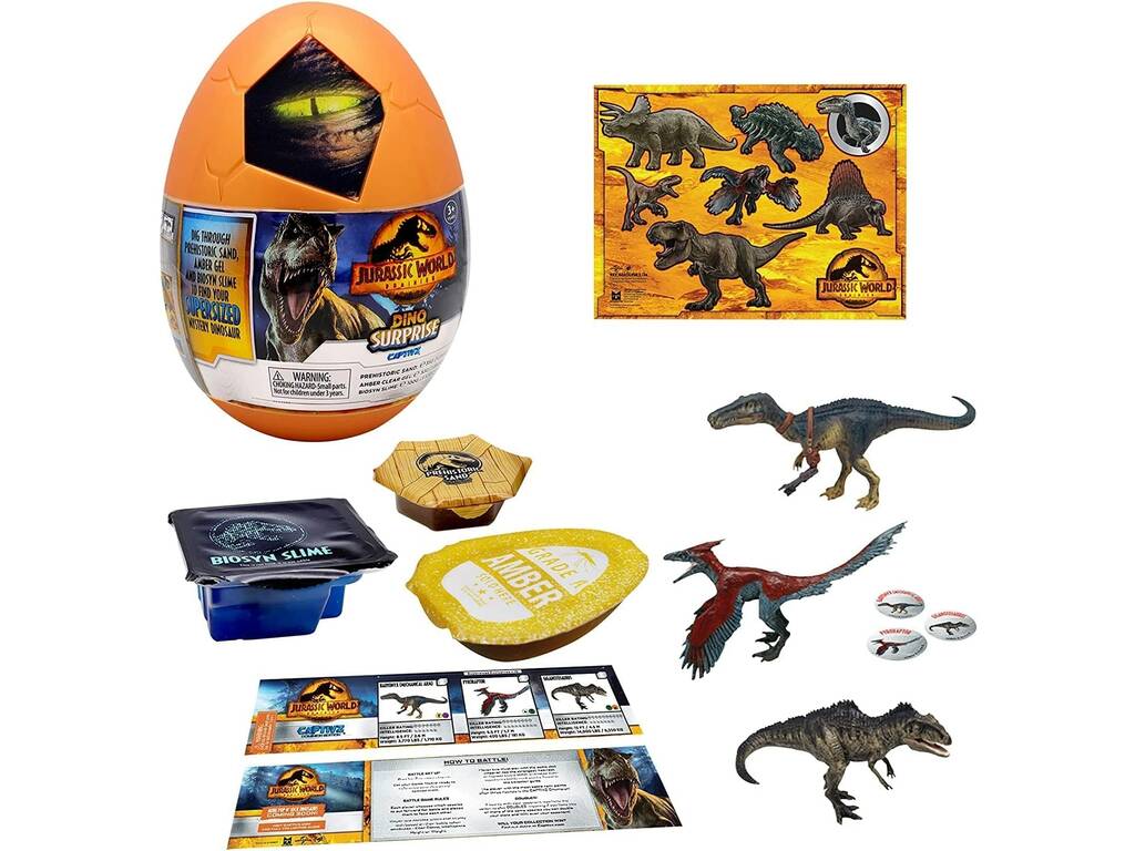 Jurassic Park Dominion Dino Surprise Captivz Toy Partner TJW6000