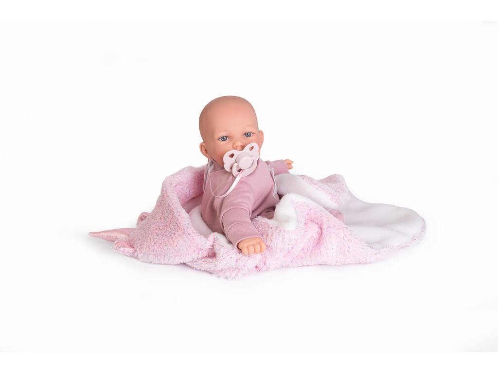 Puppe Petit Palabritas Rosa Einhornumhang 27 cm. Antonio Juan 12238