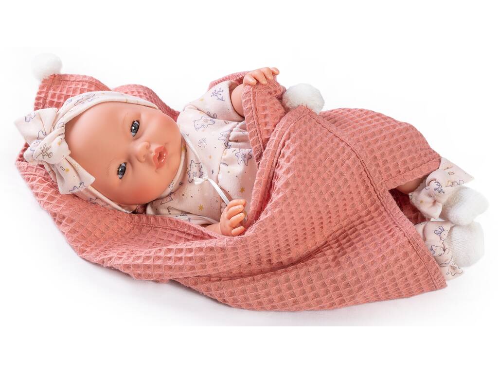 Bimba Lagrimitas Puppe 37 cm. mit Spring Blanket Antonio Juan 14258
