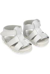 Set di sandali bianchi per bambola 40 cm. Arias 6378