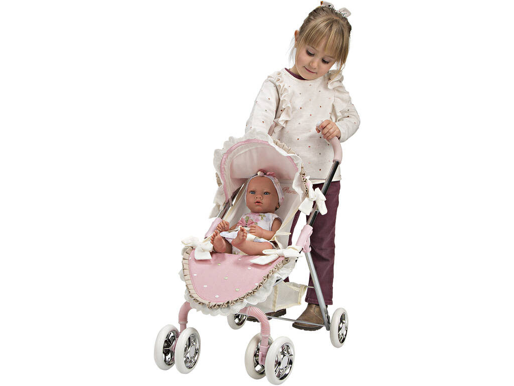Arias Reborn Paris Stroller with Canopy Doll Carriage 40823