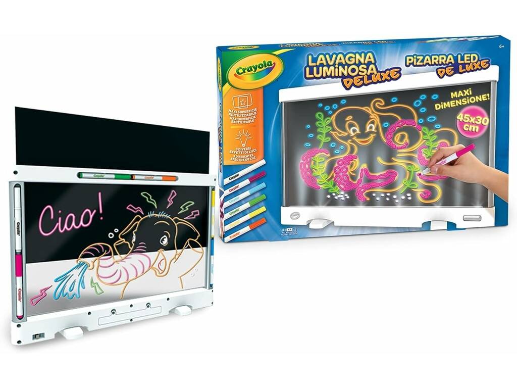 Crayola 74-7504 Tableau à craies Luxe Led