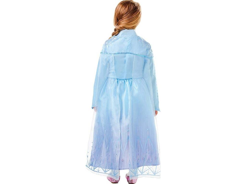 Costume Fille Elsa Travel Frozen II Deluxe Taille L Rubies 300506-L
