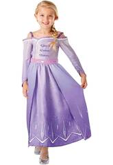 Costume per bambino Elsa Frozen II Taglia L Rubies 300626-L