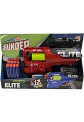 Bunder lanciafreccette Rosso Elite di 23cm con 12 freccette