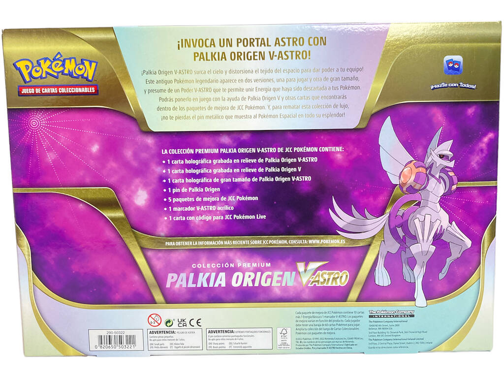 Carta Pokémon/ Palkia Forma Origem V-Astro Gold, Item Infantil Pokémon  Company Nunca Usado 73109221