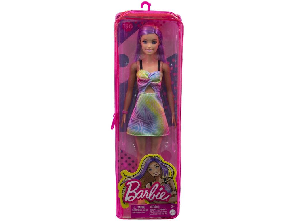 Barbie Fashionista Mono Prismas Arcoíris Mattel HBV22