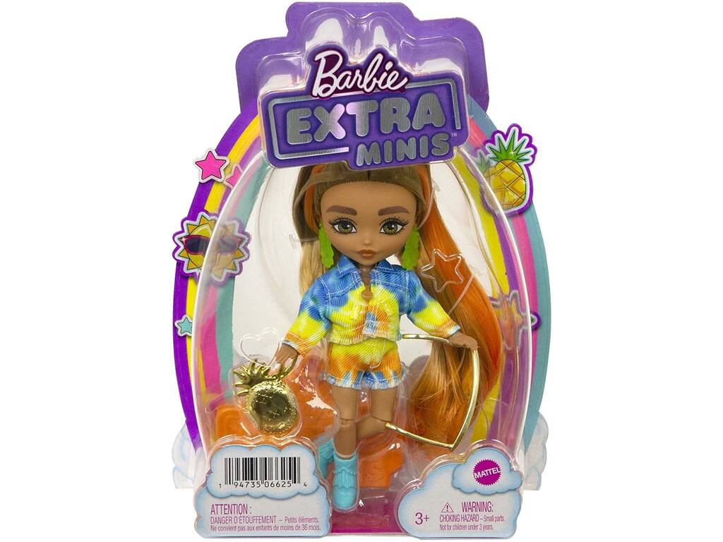 Barbie Extra Mini Muñeca Conjunto Vaquero Tie-Dye Mattel HHF81