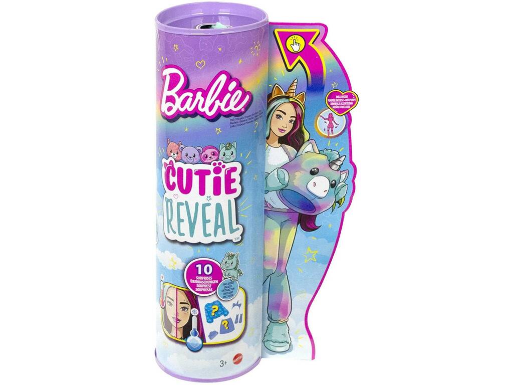 Barbie Cutie Reveal Muñeca Unicornio Mattel HJL58