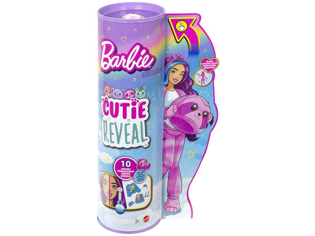 Barbie Cutie Reveal Boneca Preguiçosa Mattel HJL59
