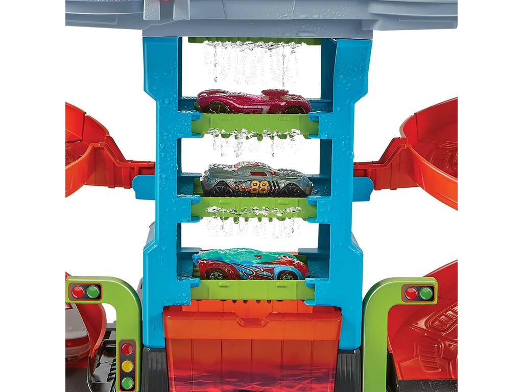 Hot Wheels City Mega Car Wash Tower Mattel HDP05