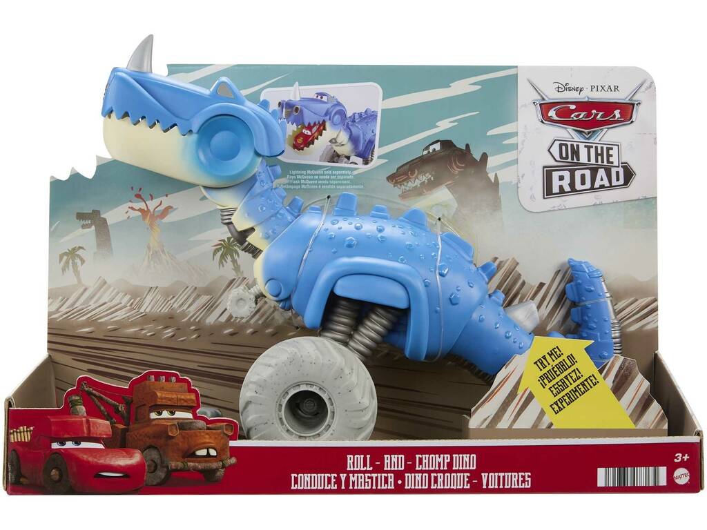 Cars On The Road Dino Rueda y Muerde Mattel HHW71