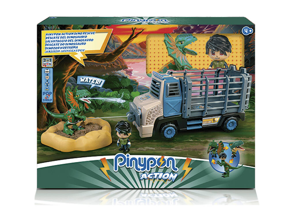 Pinypon Action Salvataggio dei dinosauri Famosa 700017398