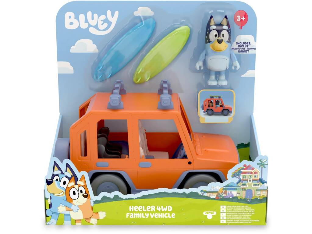 Bluey Family Cruiser mit Famosa Figuren BLY03000