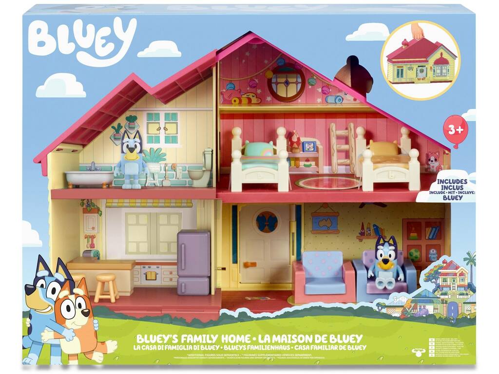 Bluey Family House com Figura Famosa BLY04000