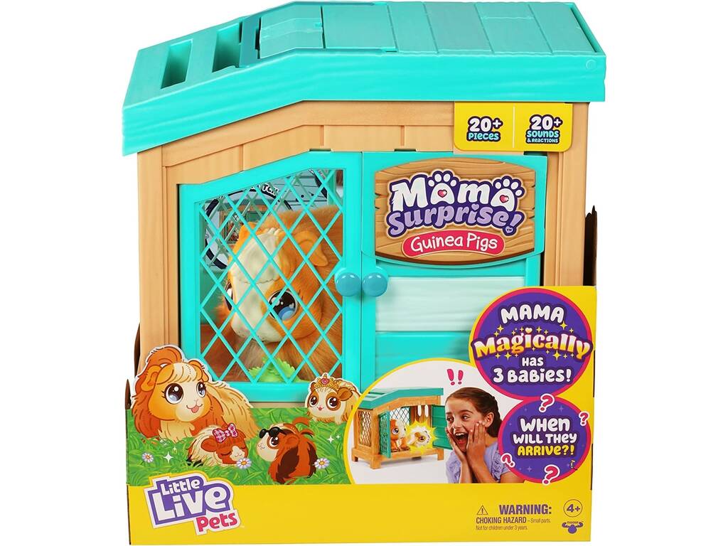 Little Live Pets Mama Surprise Conejillos de Indias Famosa LP300000