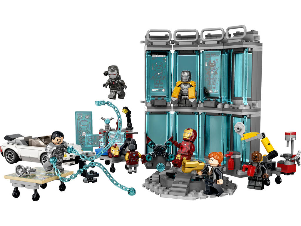 Lego Marvel Armería de Iron Man 76216