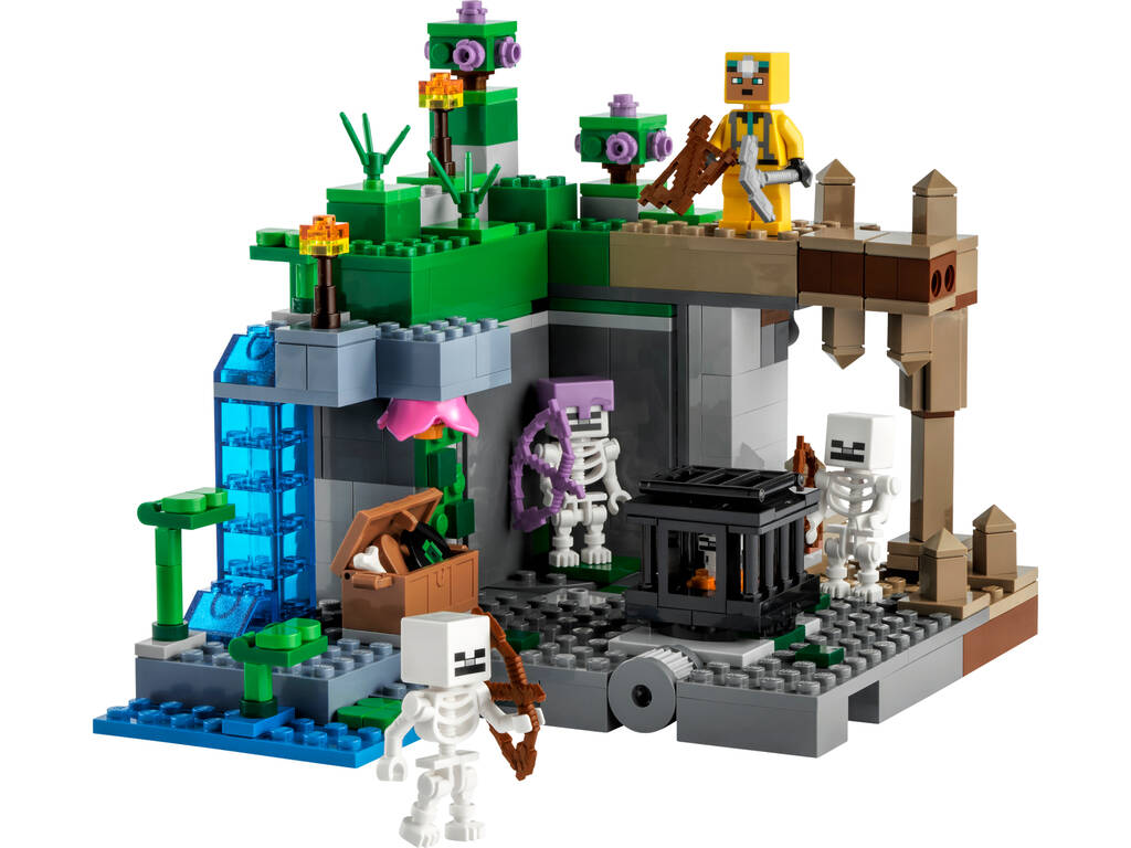 Lego Minecraft Squelette Donjon 21189