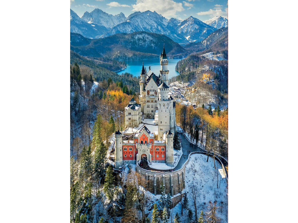 Puzzle 1000 Castillo De Neuschwanstein Desde El Aire Educa 19261