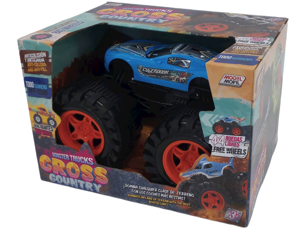 Blue Cross Country Friction Car 26 cm.