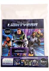 Pack promotionnel Lightyear avec 4 enveloppes à panini