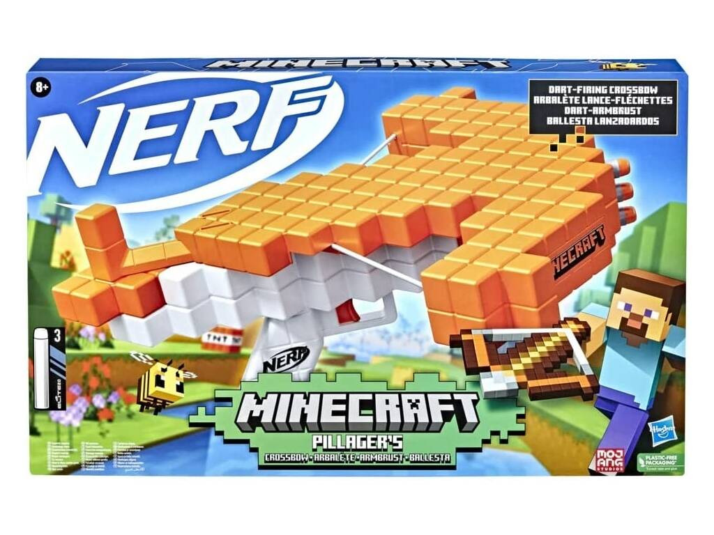 Nerf Minecraft lanceur d'arbalète Hasbro F4415