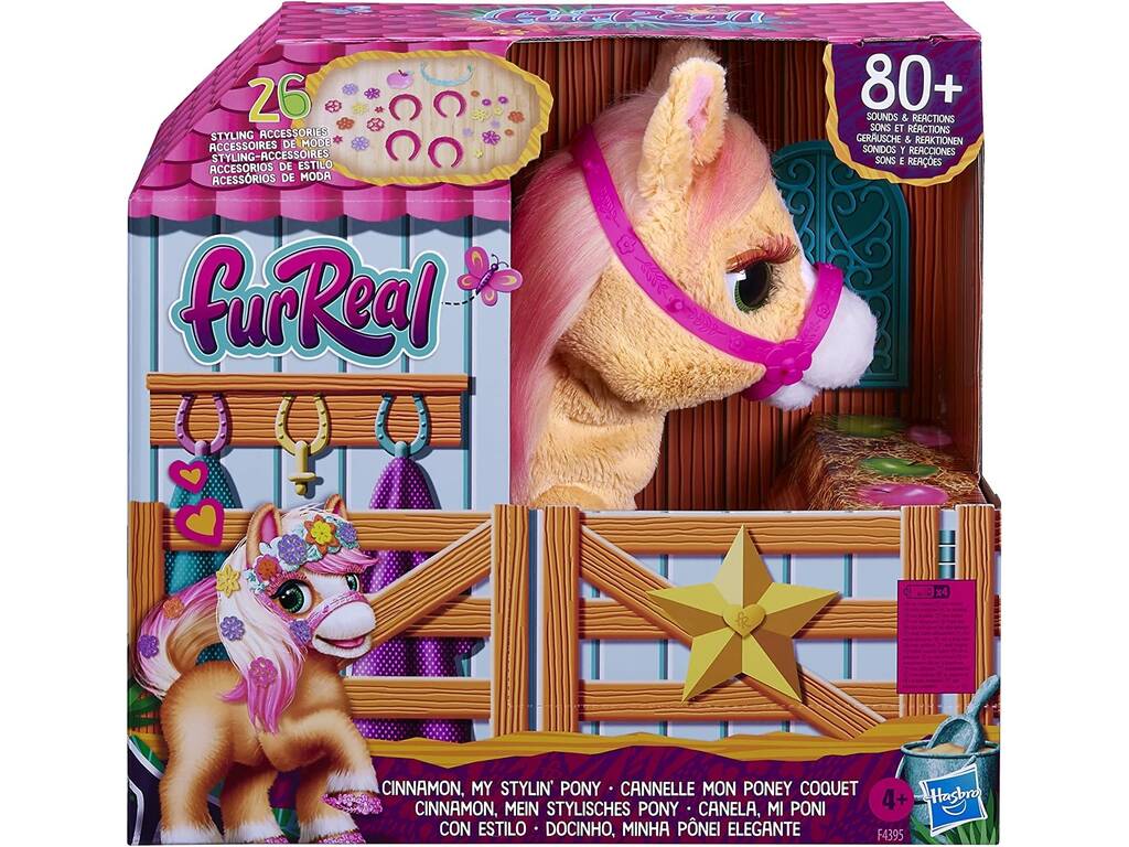 FurReal Peluche interattivo Cannella Il mio Pony alla moda Hasbro F43955