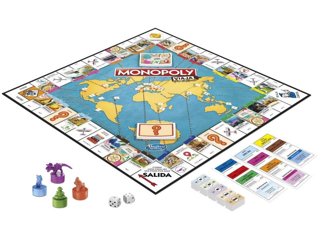 Monopoly Viaja Pelo Mundo Hasbro F4007