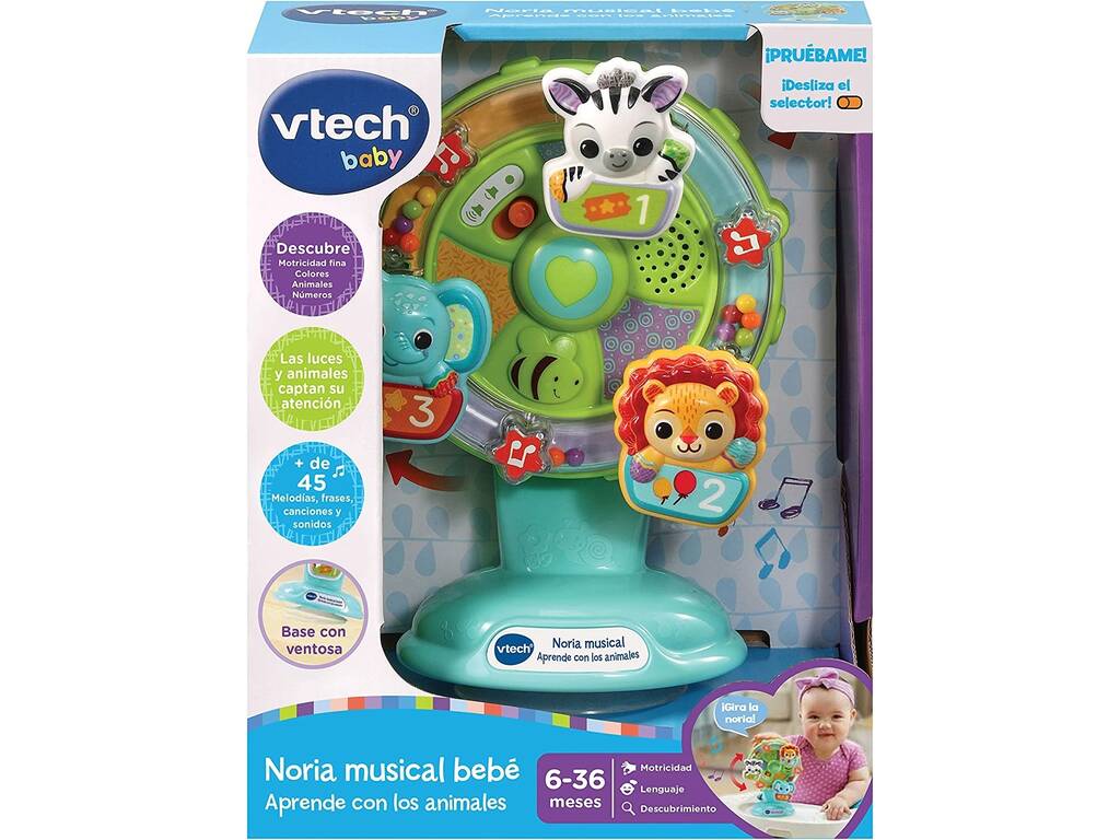 Noria Musical Bebé Aprende con los Animales Vtech 165967